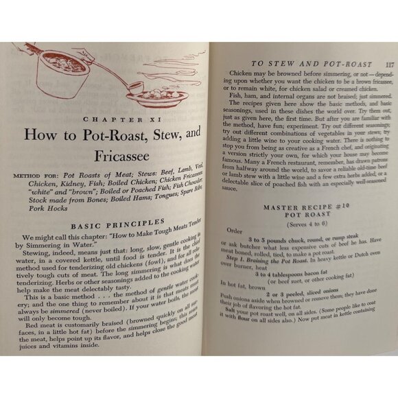 Vtg 1954 The Easy Way To Good Cooking Gwen French HC Cookbook Recipes First Ed - Picture 11 of 16